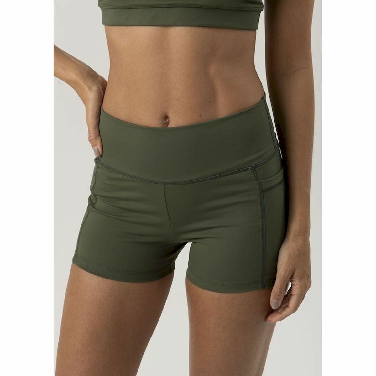 Sport leggings for Women Ditchil Florest Olive-3