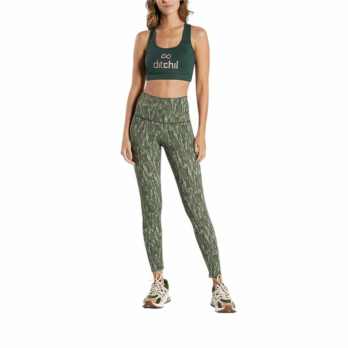 Sport leggings for Women Ditchil Ditchil Vibrant Olive-0