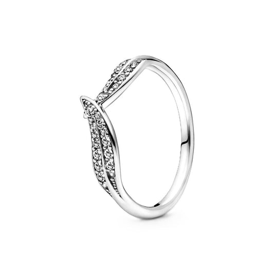 Ladies' Ring Pandora LEAF PAVE - RING - SIZE 52-0