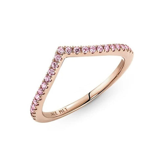 Ladies' Ring Pandora TIMELESS WISH SPARKLING PINK - RING - SIZE 48-0