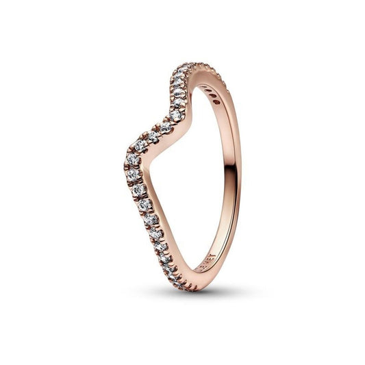 Ladies' Ring Pandora SPARKLING WAVE - RING - SIZE 54-0