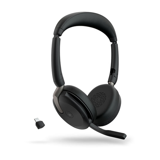 Bluetooth Headset with Microphone Jabra Evolve2 65 Flex Black-1