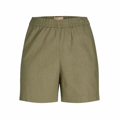 Sports Shorts for Women Jack & Jones Green Linen-0