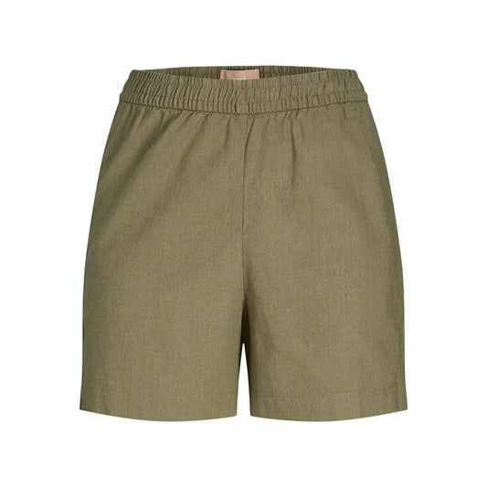 Sports Shorts for Women Jack & Jones Green Linen-0