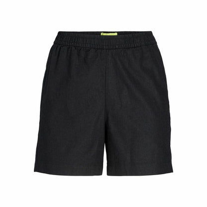 Sports Shorts for Women Jack & Jones Black Linen-0