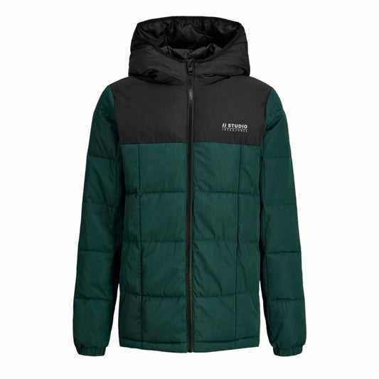 Children's Jacket Jack & Jones Jjben Square Hood Jacket Jnr Olive-0
