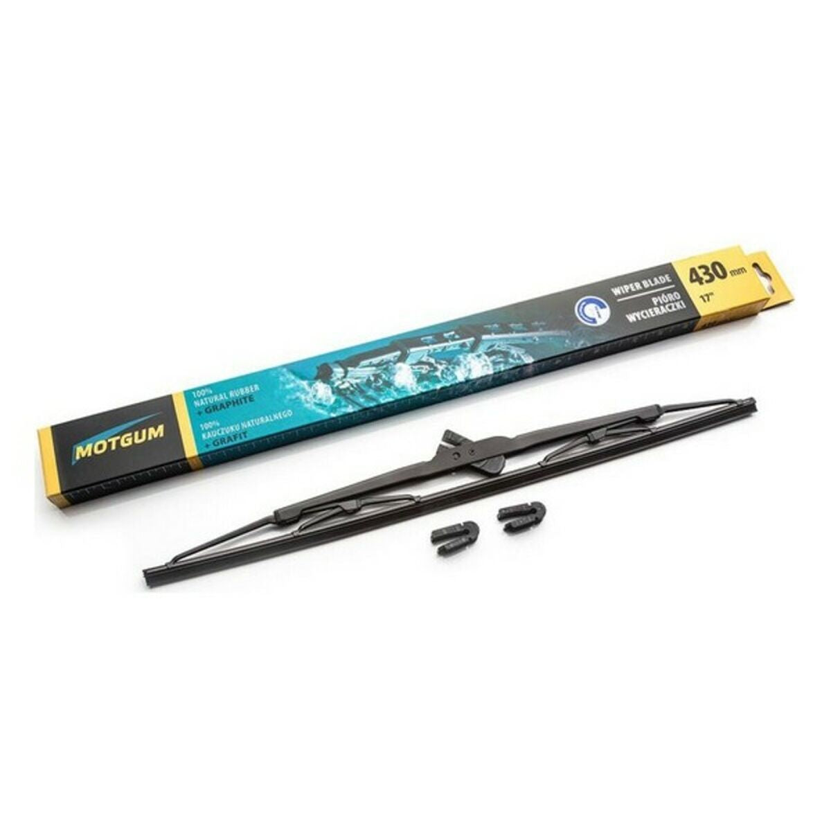 Windscreen cleaner Motgum Metalica 35 cm 14"-0