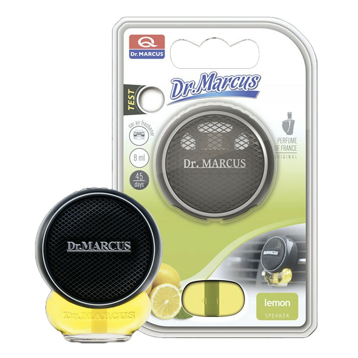 Car Air Freshener Dr Marcus Speaker Lemon 8 ml Plastic Fragrance (8 Units)-0