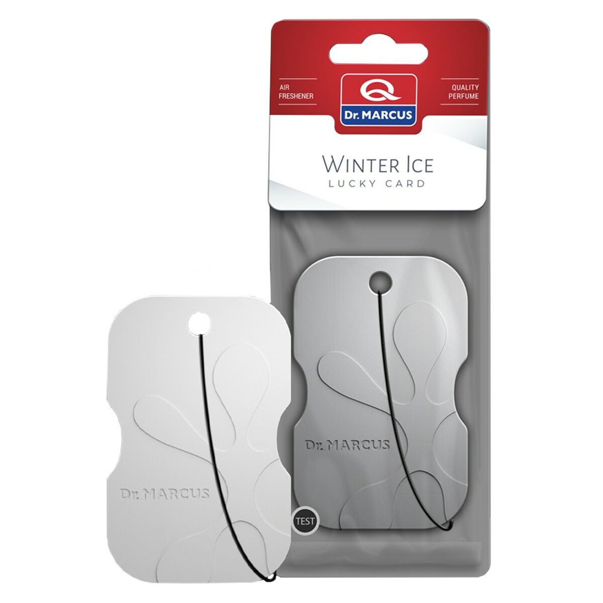 Car Air Freshener Dr Marcus Lucky Card ICE CHILL Plastic Fragrance Pendant-0