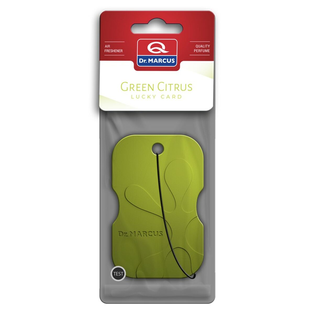 Car Air Freshener Dr Marcus LUCKY CARD GREEN CITRUS Citric Plastic-1