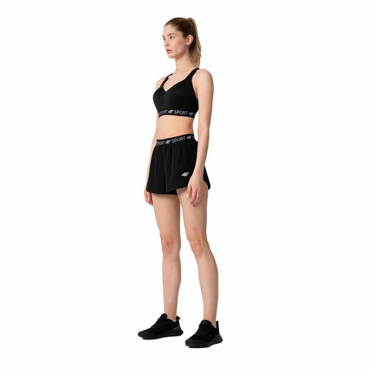 Sports Shorts for Women 4F Quick-Drying Black-0