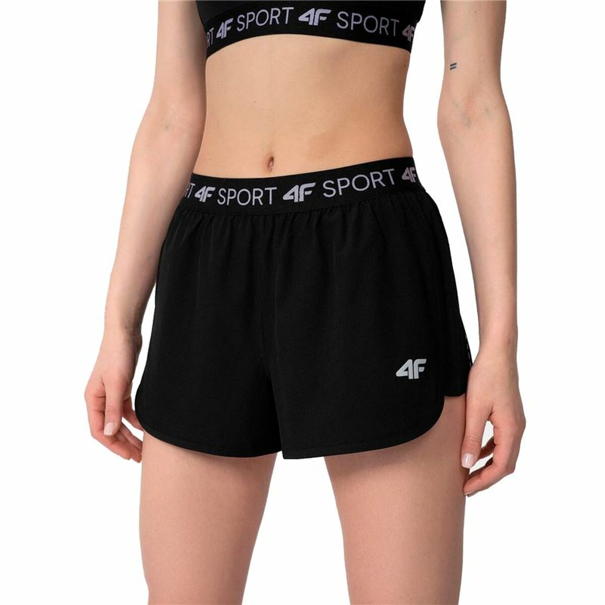 Sports Shorts for Women 4F Quick-Drying Black-5
