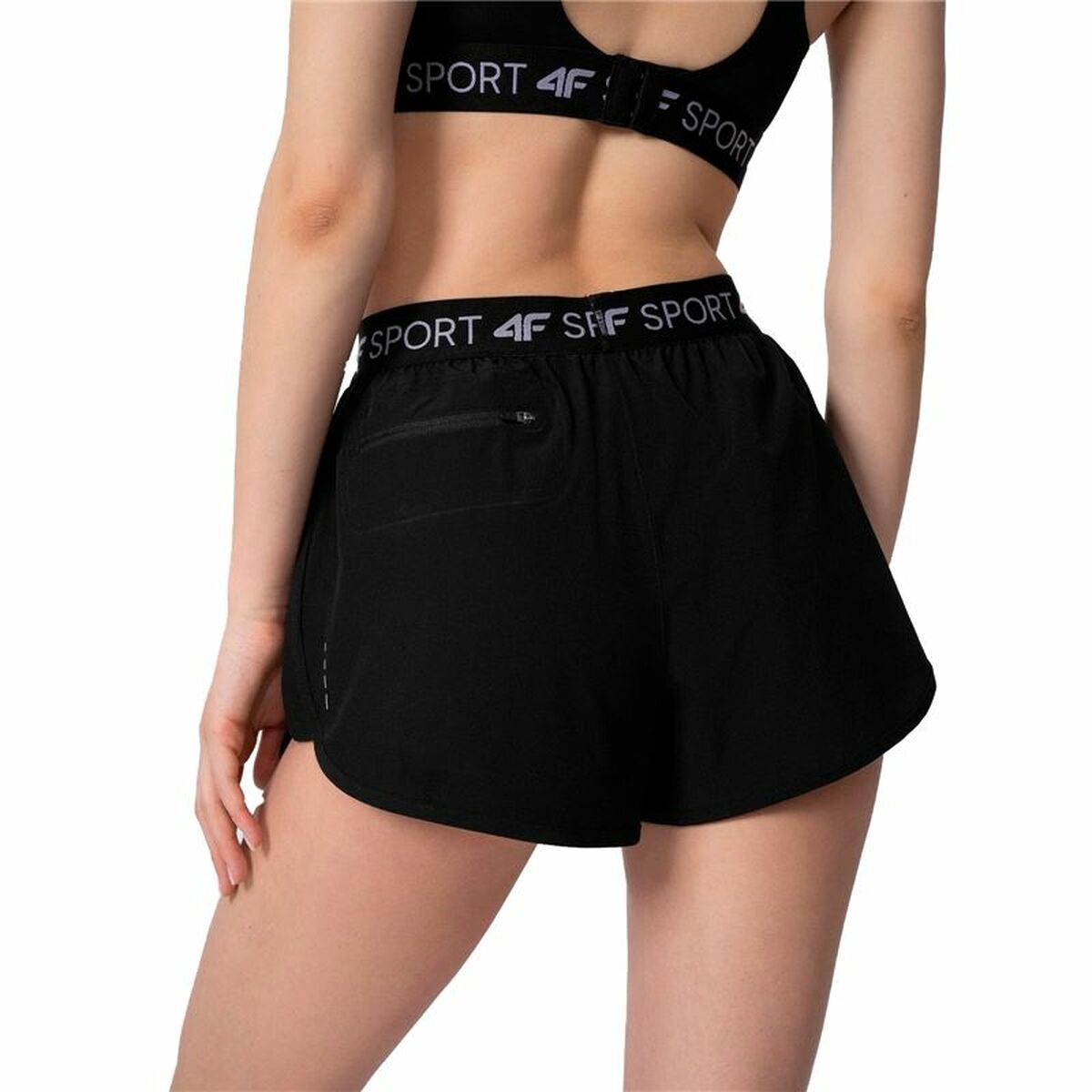 Sports Shorts for Women 4F Quick-Drying Black-4