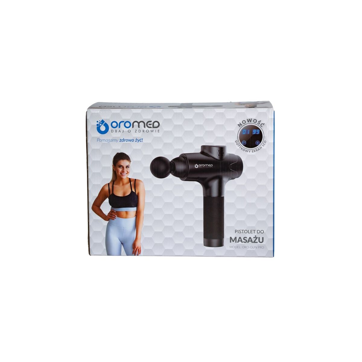 Massage Gun for Relaxation and Muscle Recovery Oromed ORO-GUN PRO BLACK 20 W Black-3