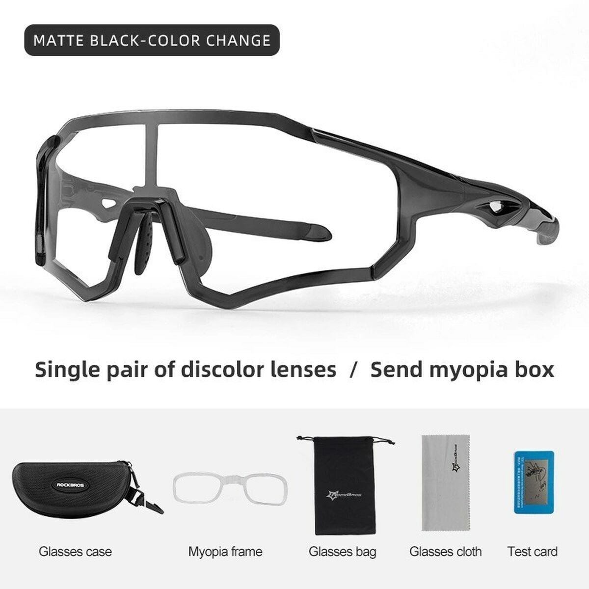 Cycling Glasses Rockbros 157245 Black-2