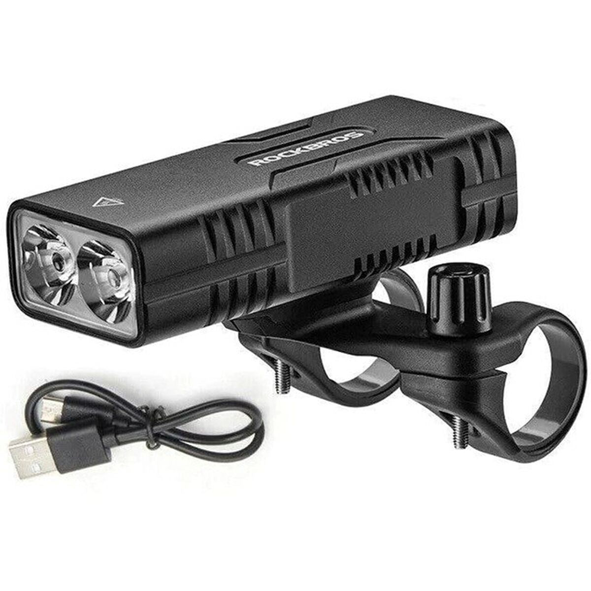 LED Bicycle Torch Rockbros Luz de bicicleta con función de powerbank-8