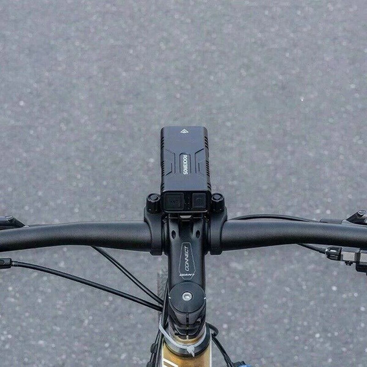 LED Bicycle Torch Rockbros Luz de bicicleta con función de powerbank-3