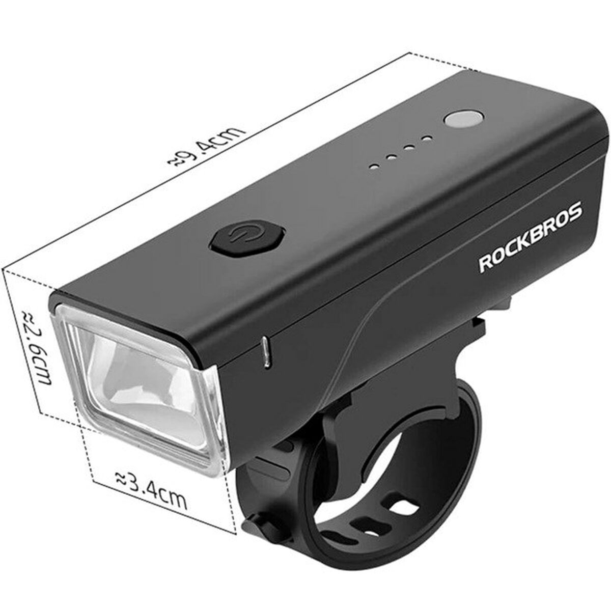 LED Bicycle Torch Rockbros Luz para bicicleta-12