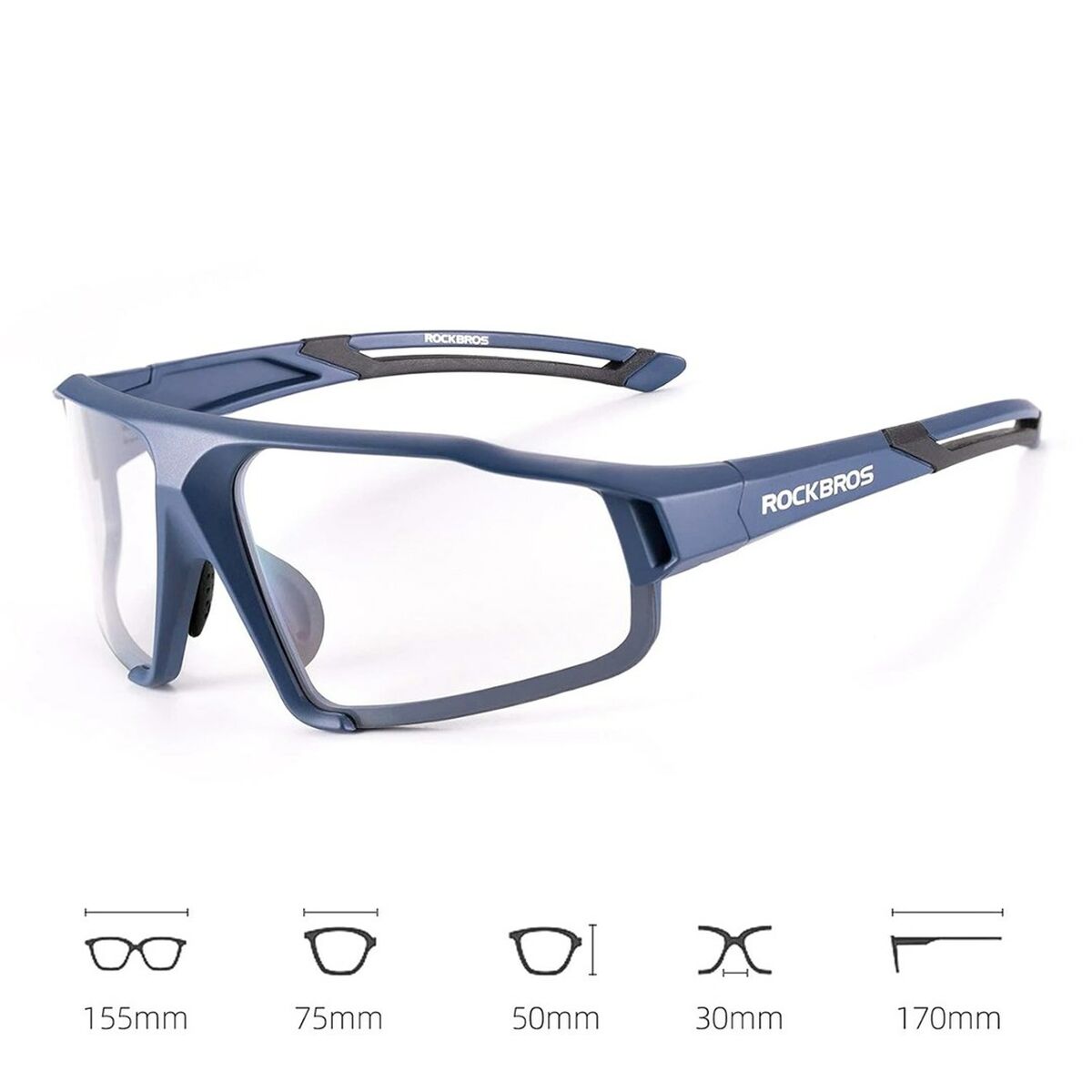 Cycling Glasses Rockbros 163750 Blue Black-5