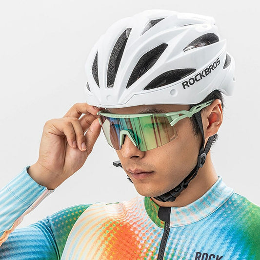 Cycling Glasses Rockbros 189103 Green-1