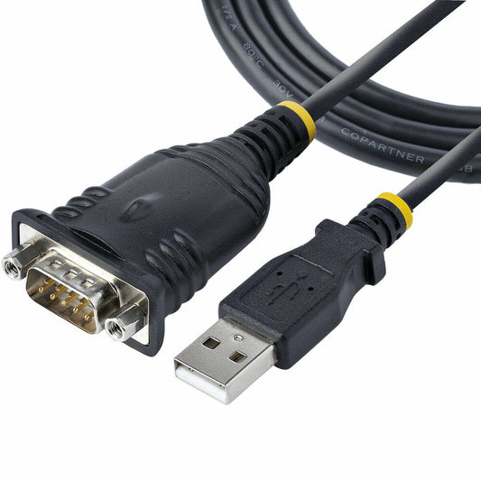 USB to Serial Port Cable Startech 1P3FP-USB-SERIAL Black-0