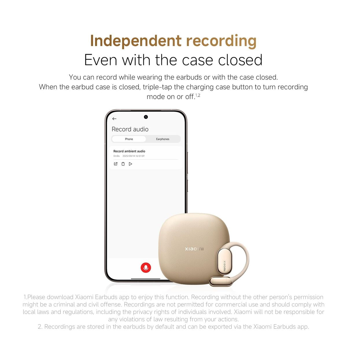 Headphones Xiaomi BHR080FGL Golden-2