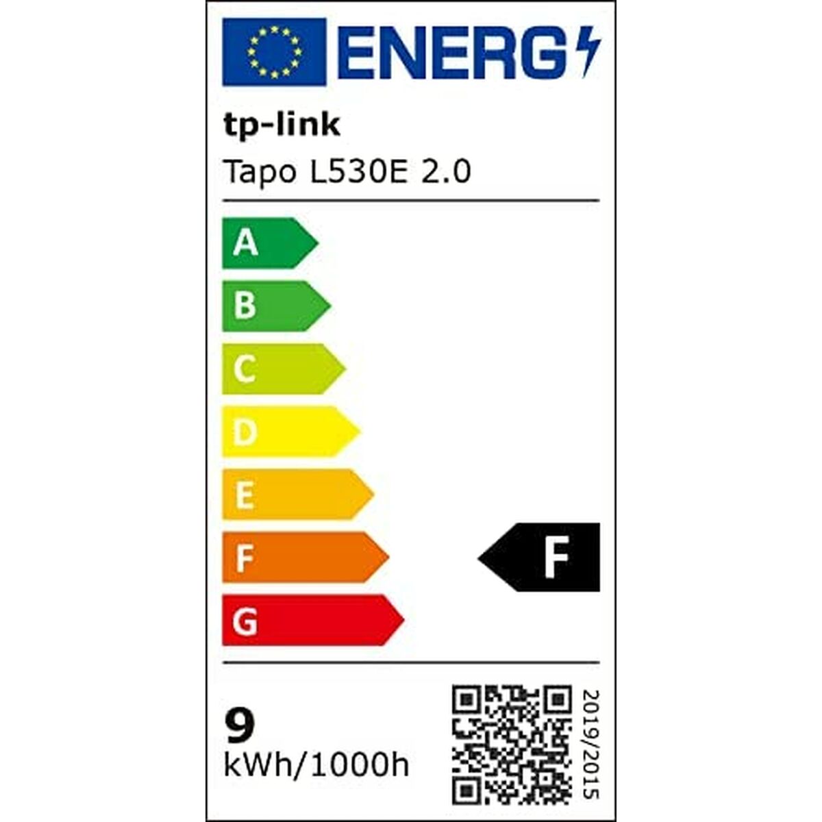 Smart Light bulb LED TP-Link Tapo L530E Wifi 8,7 W E27 60 W 2500K - 6500K-2