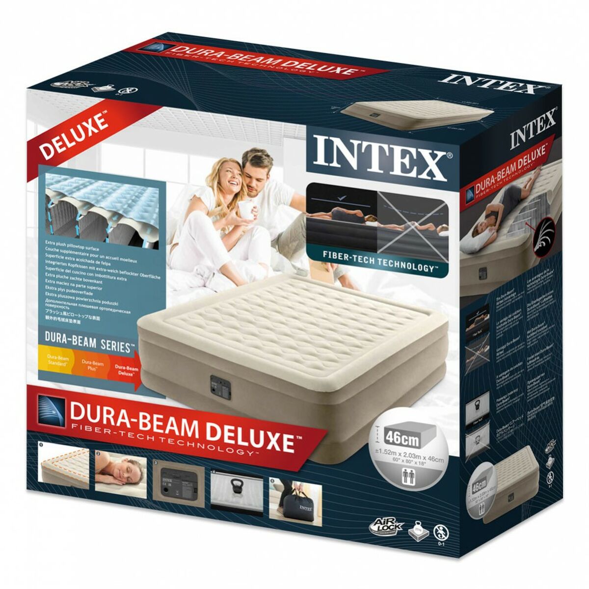 Inflatable Mattress Intex 152 x 46 x 203 cm-1