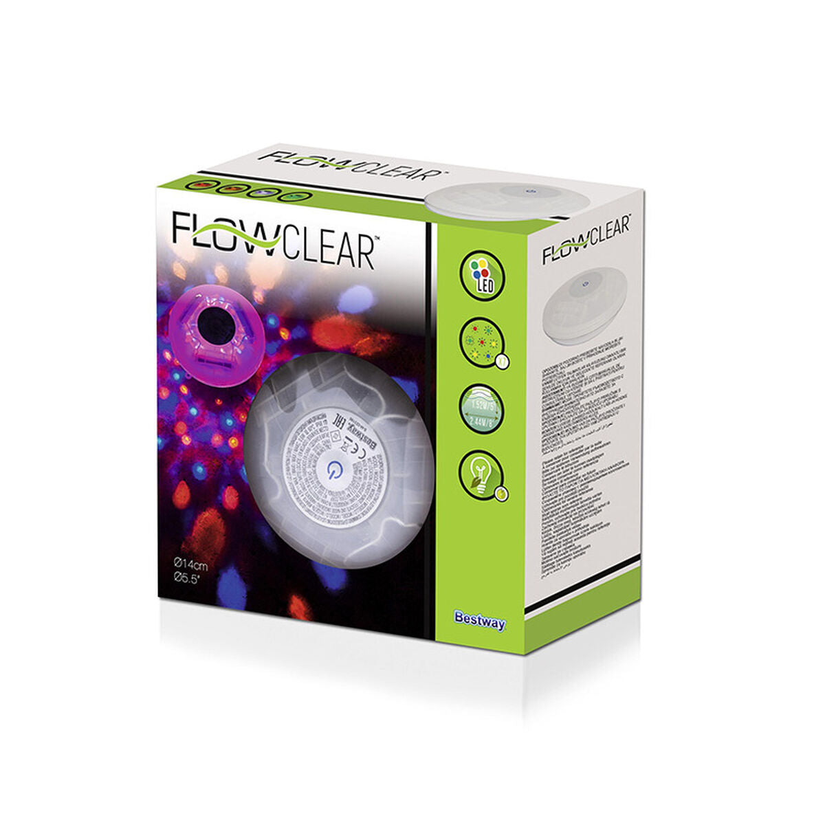 Floating solar light for swimming pools Bestway Ø 14 cm (1 Unit)-22