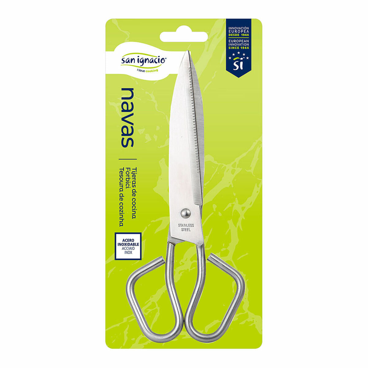 Kitchen Scissors San Ignacio SG-7284 Stainless steel 19 x 7,7 cm-1