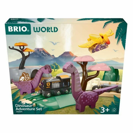Train with Circuit Brio Aventure Dinosaure-0