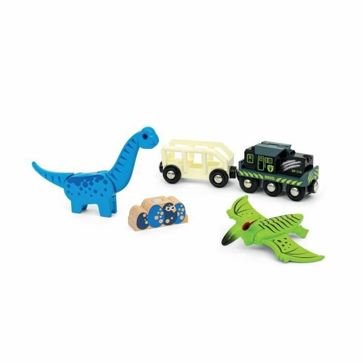 Train Brio Dinosaur Battery train-4