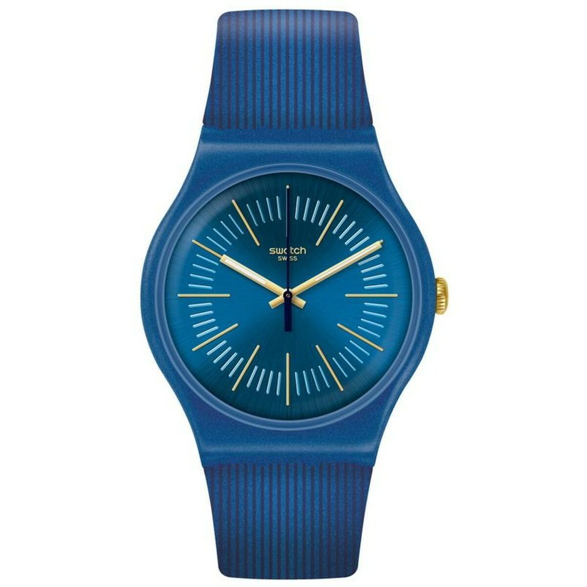 Men's Watch Swatch BLUE SIRUP (Ø 41 mm)-1