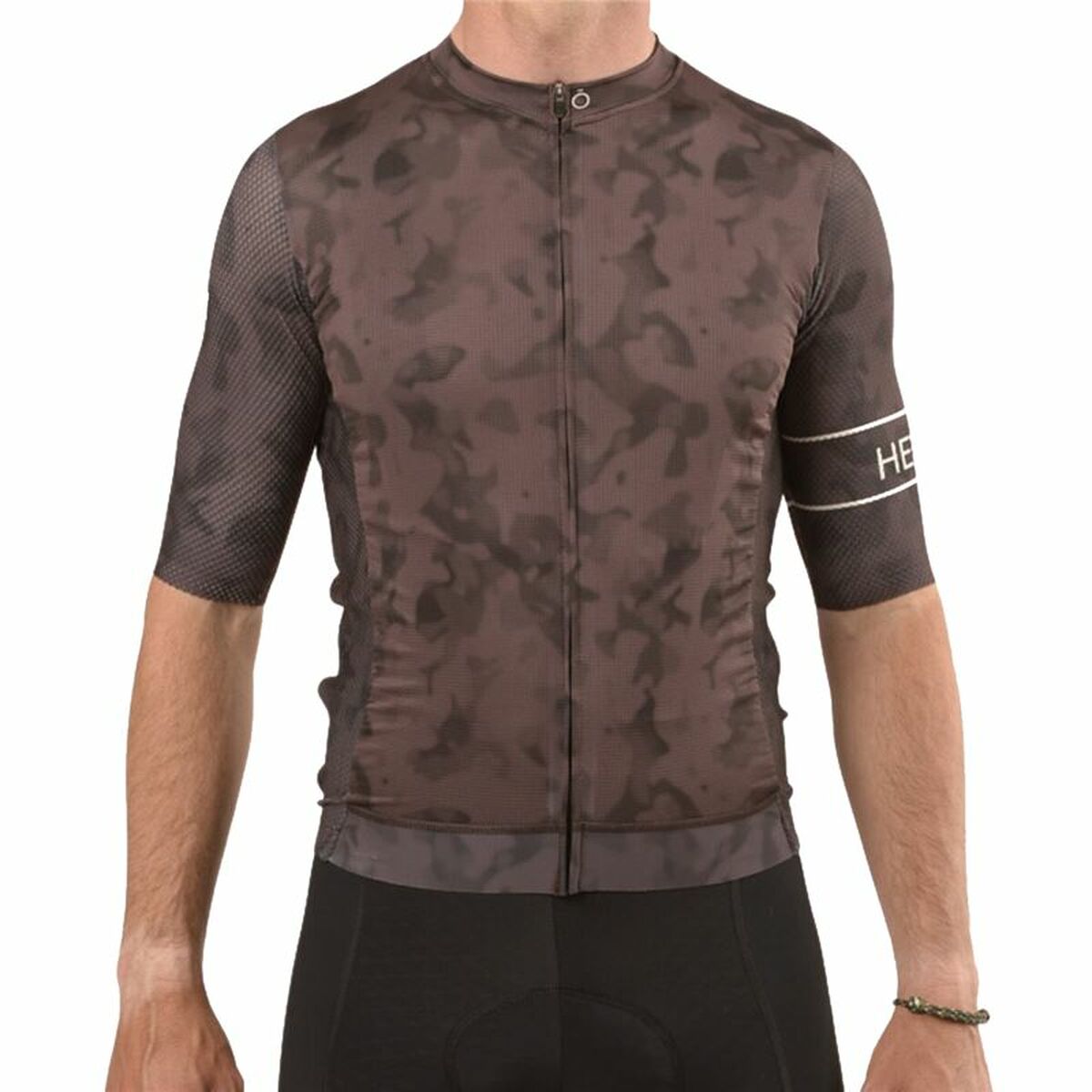 Cycling jersey Hemon Prestiggio Brown-0