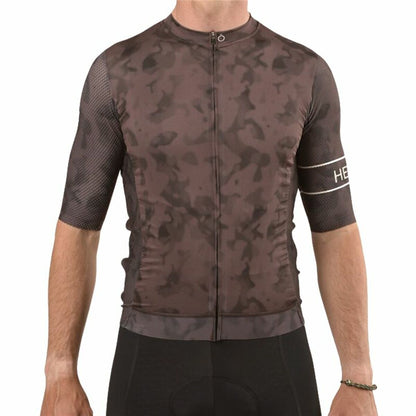 Cycling jersey Hemon Prestiggio Brown-0