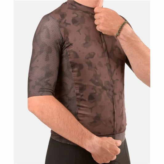 Cycling jersey Hemon Prestiggio Brown-1