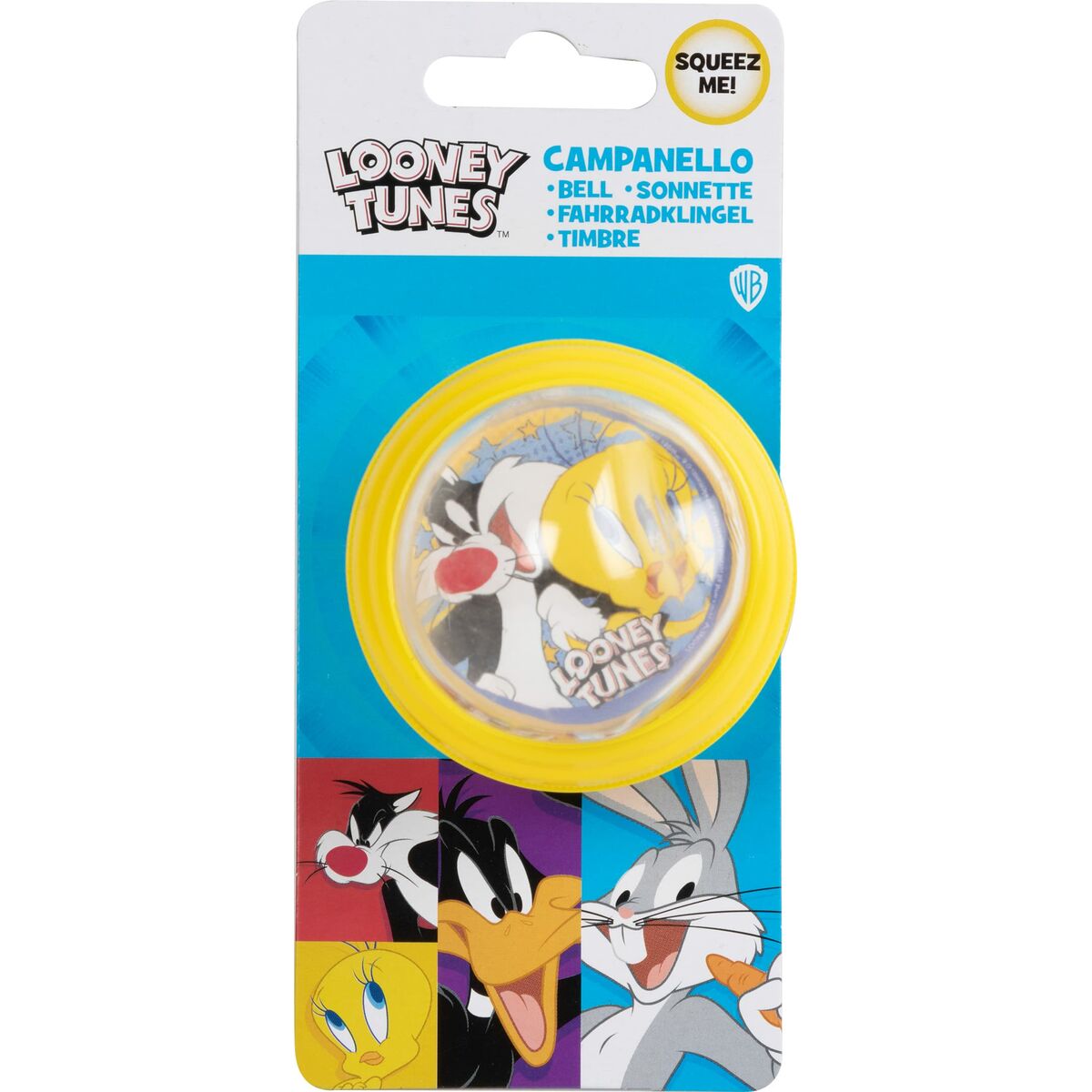 Children's Bike Bell Looney Tunes CZ10964 Yellow-2
