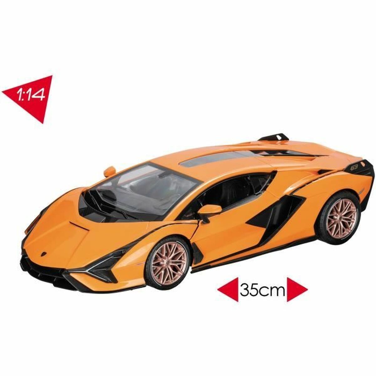 Remote-Controlled Car Mondo Orange Multicolour-3