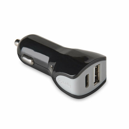 Car Charger Celly   Black 17 W-0