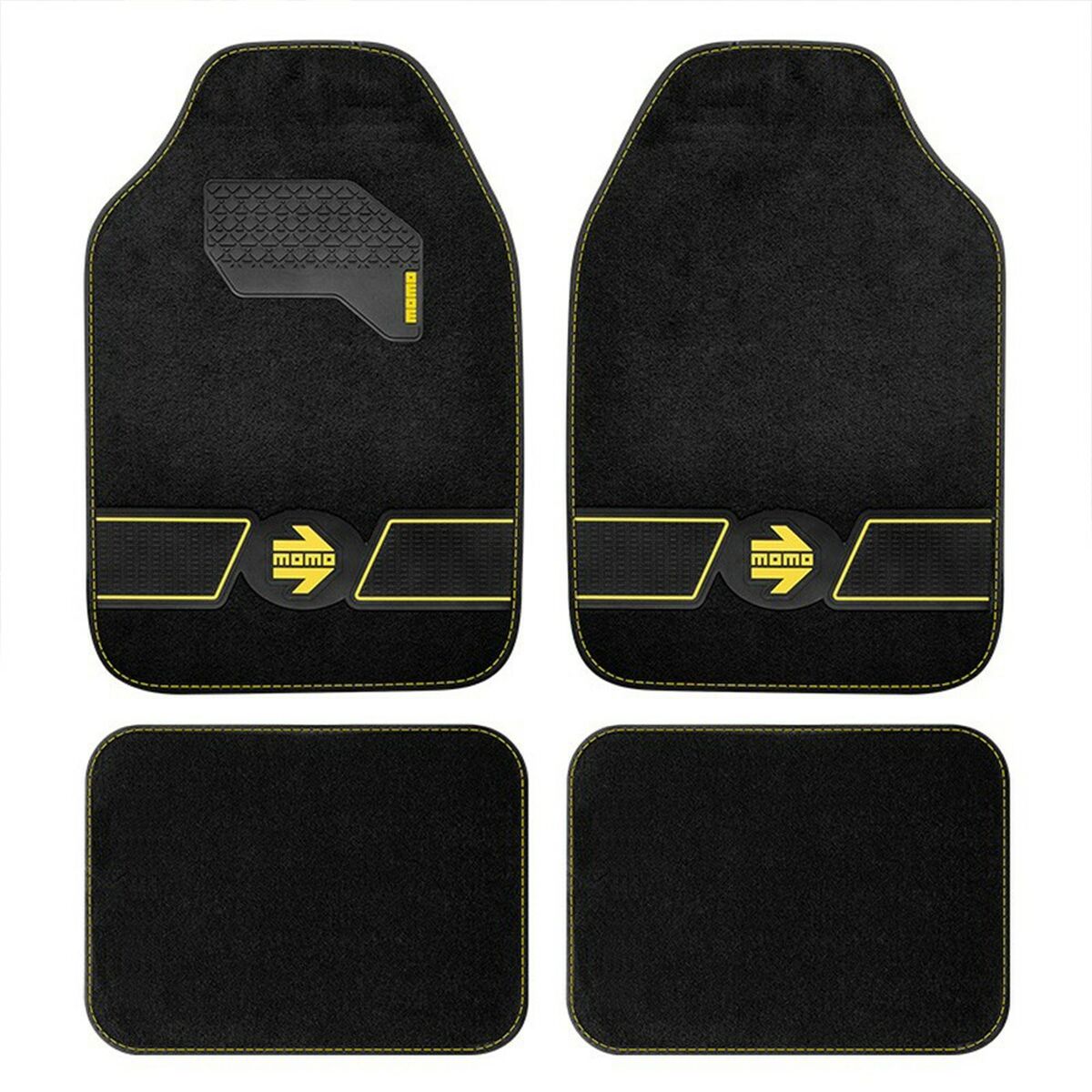 Car Floor Mat Set MOMO MOMLCM4FUBY Universal 4 Pieces-2