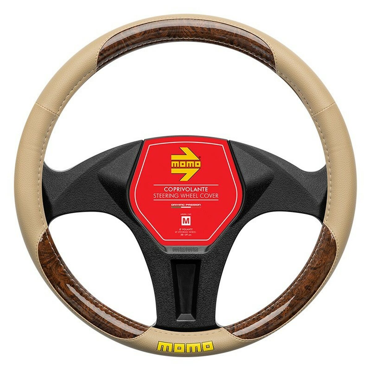 Steering Wheel Cover MOMO MOMLSWC0BRBEW Ø 38-39 cm-0