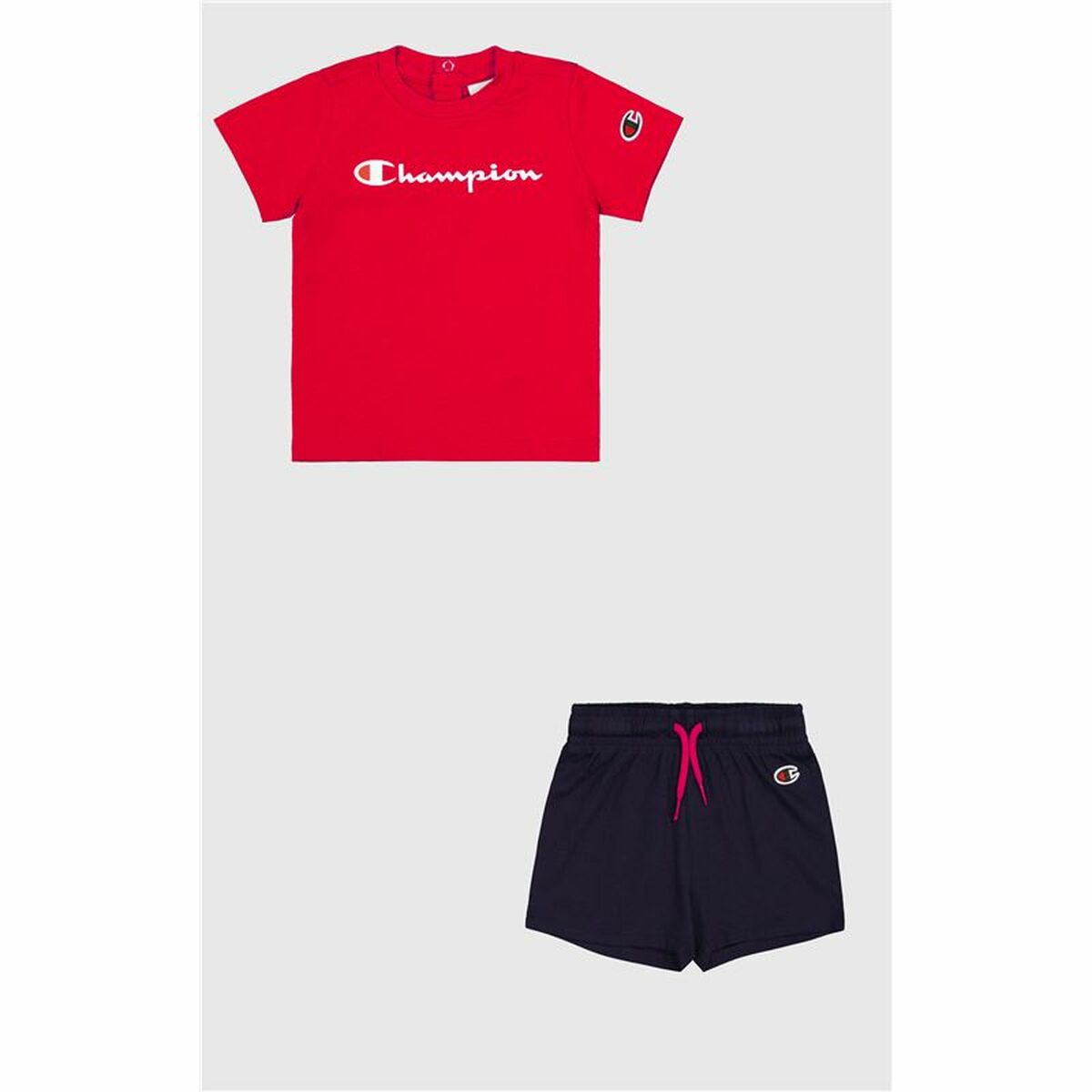 Sports Outfit for Baby Champion Red Navy Blue-1