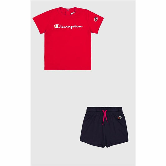 Sports Outfit for Baby Champion Red Navy Blue-1