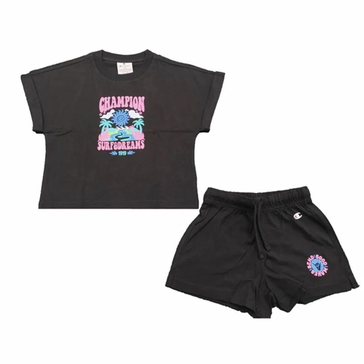 Children's Sports Outfit Champion Black-0