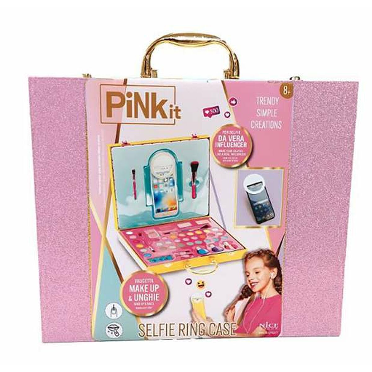 Children's Make-up Set Pink It Selfie-3