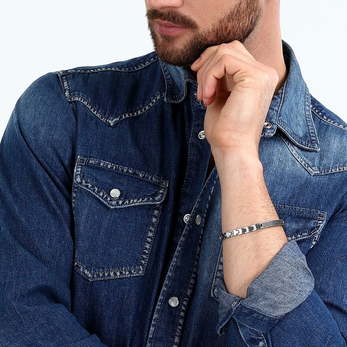 Men's Bracelet Sector Silver-2