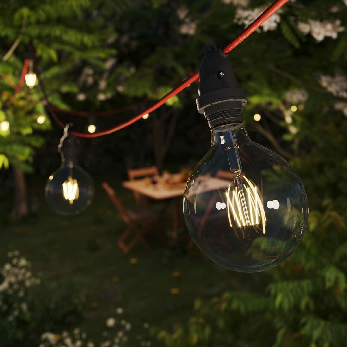 Lamp holder Creative Black E27-7