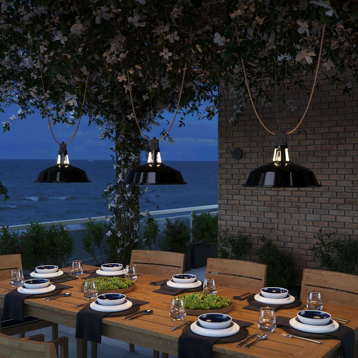 Lamp holder Creative Black E27-5