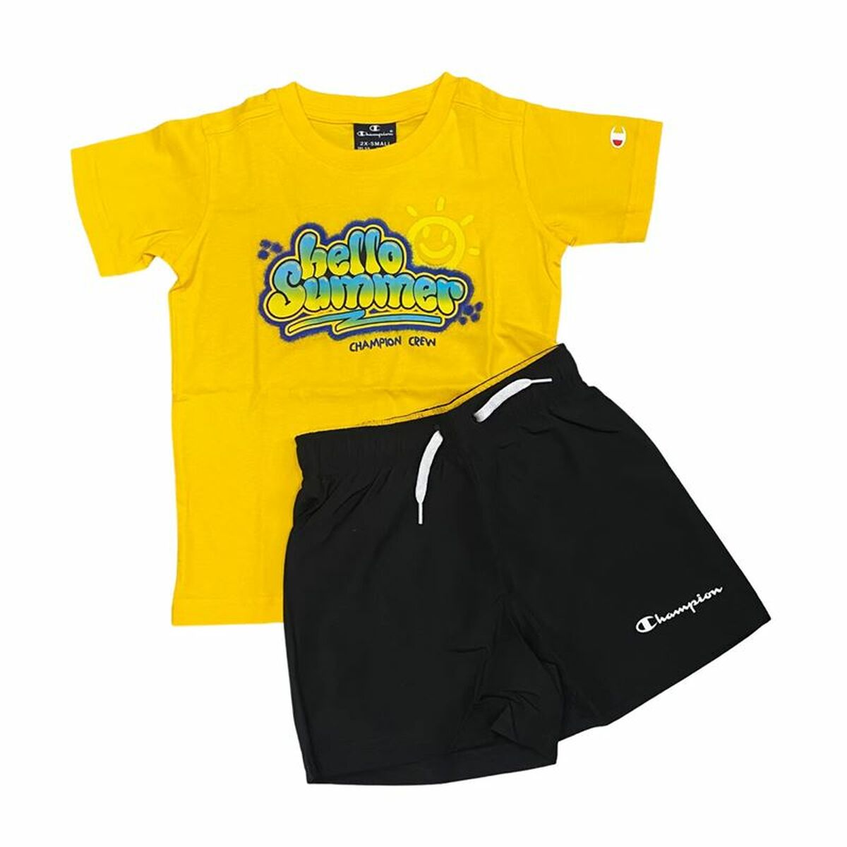Children's Sports Outfit Champion Essentials Yellow-0