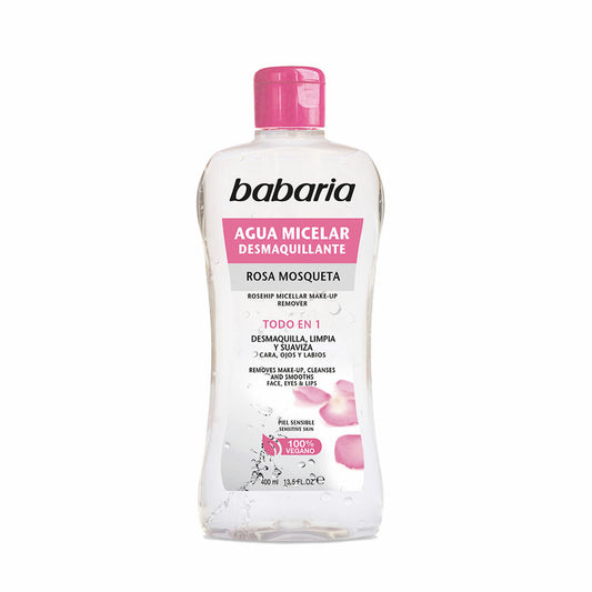 Make Up Remover Micellar Water Babaria 400 ml Rosehip-0